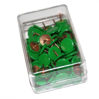 Heftzwecken bunt gemischt